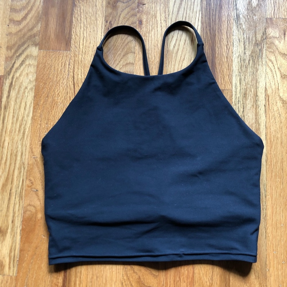 Old Navy Longline sports bra crop top built in bra